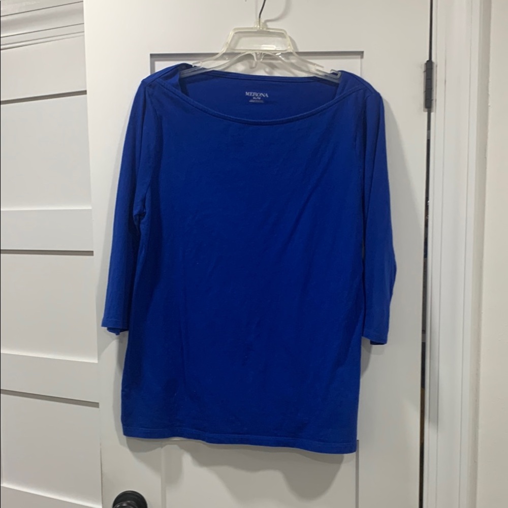 Merona Blue Women's Top Size XL